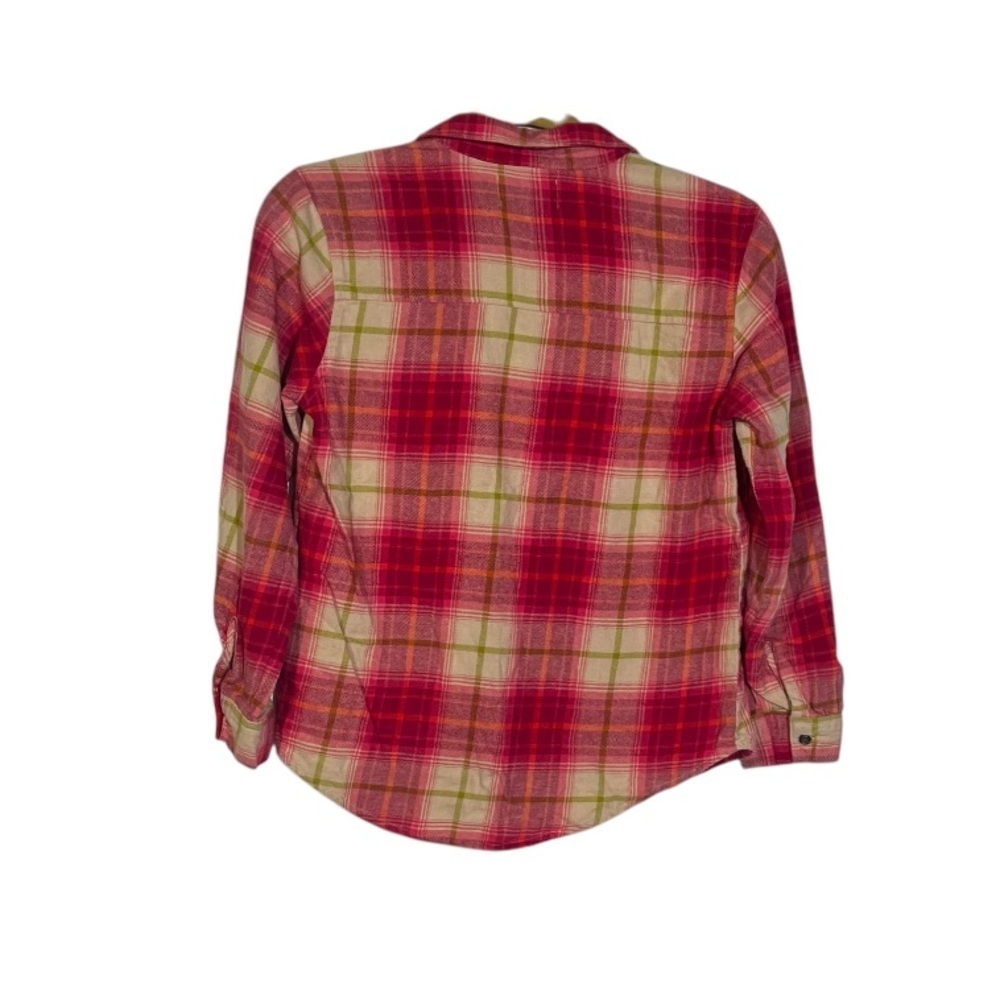 Old Navy Girls Flannel Red and Yellow Size XL 14-16 - Picture 2 of 5